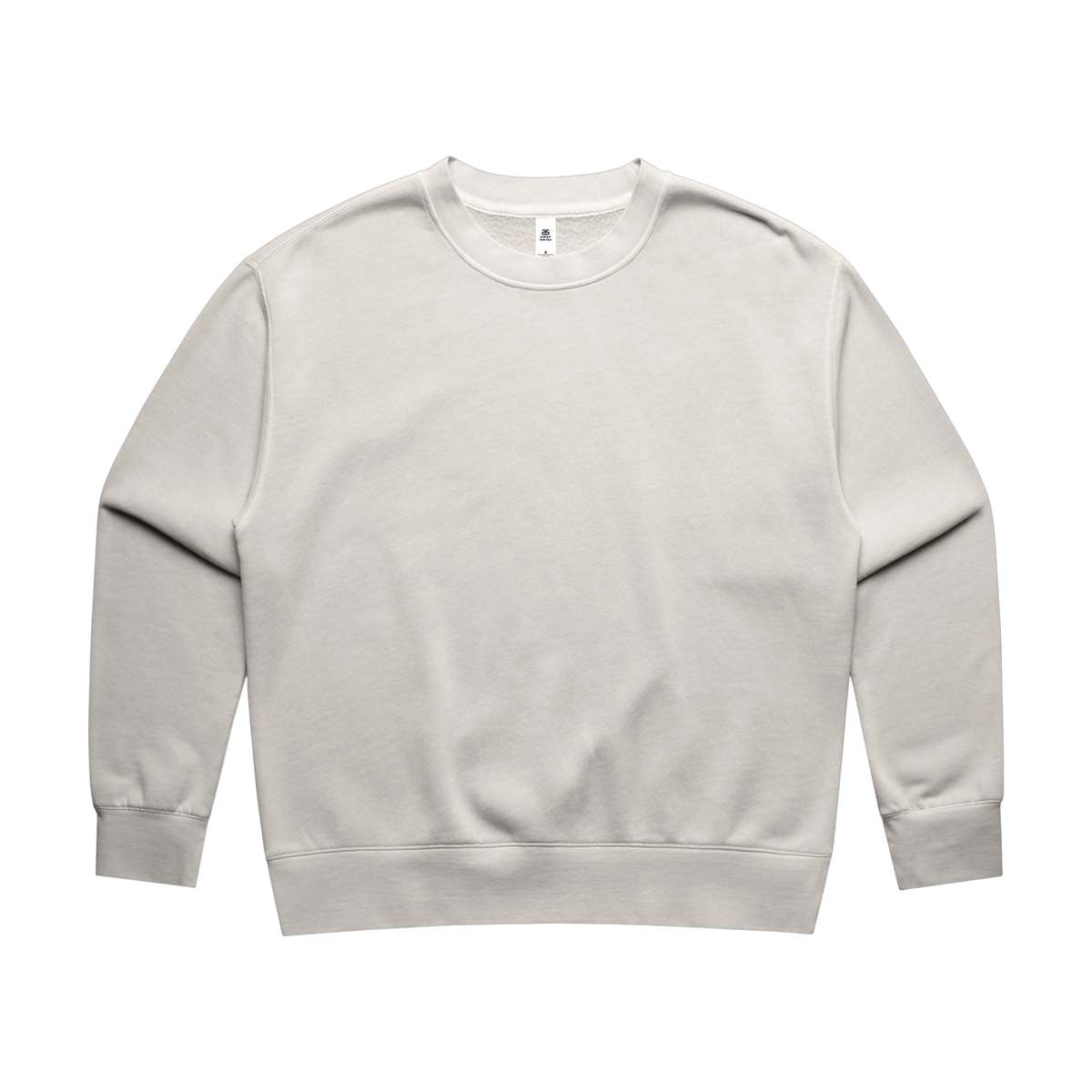 AS Colour Women's Relax Faded Crew in Faded Bone — custom branded by Motive