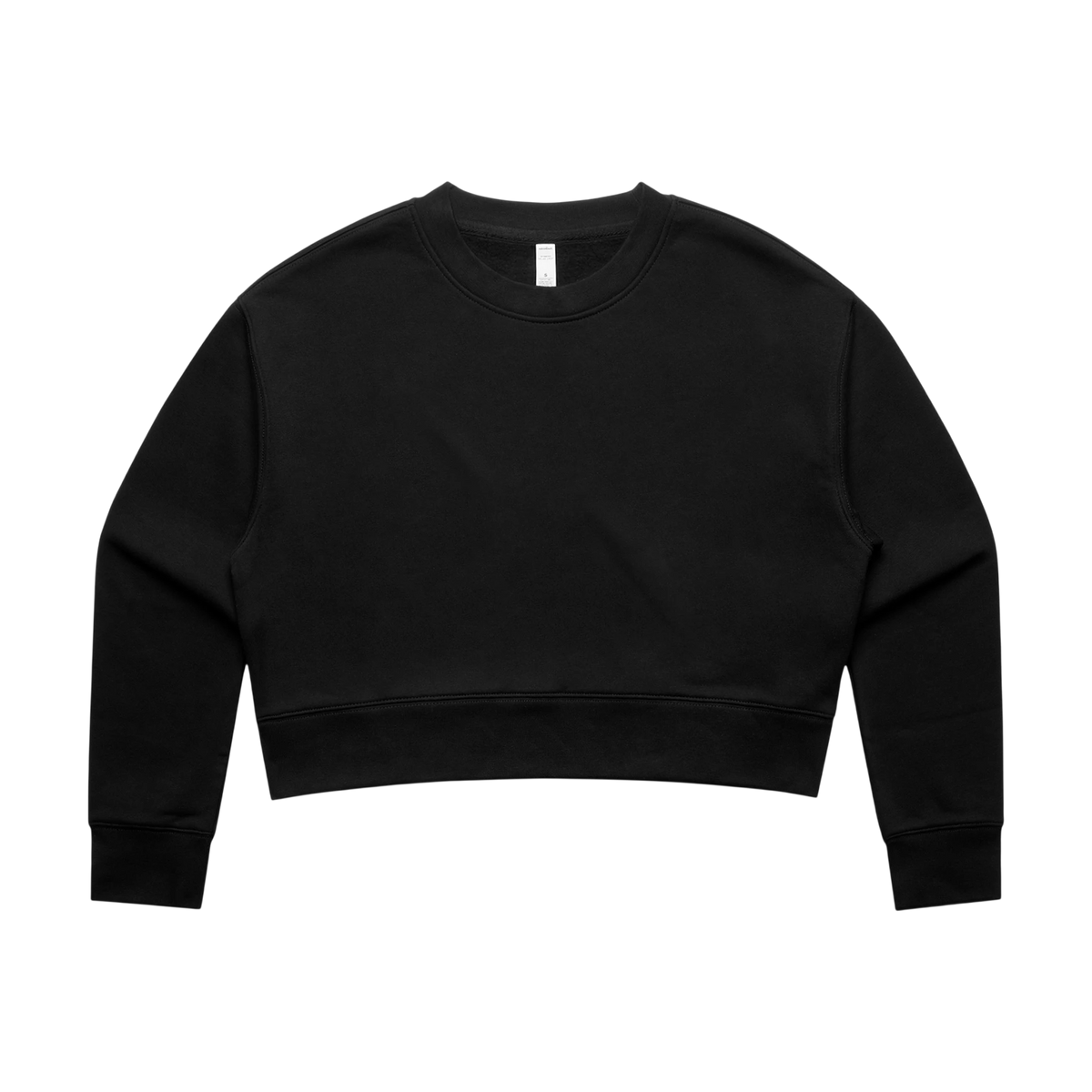 AS Colour Women's Relax Crop Crew in Black