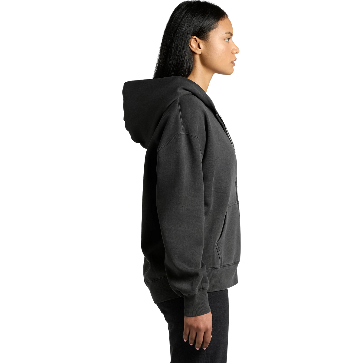 AS Colour Women's Relax Faded Zip Hoodie