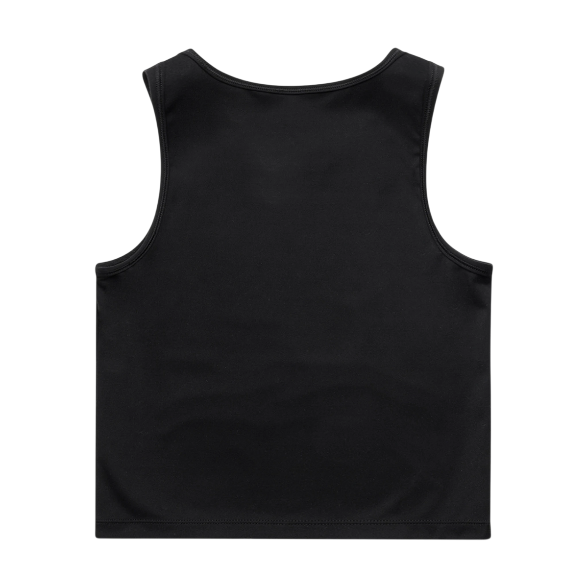 AS Colour Active Crop Tank in Black — custom branded by Motive