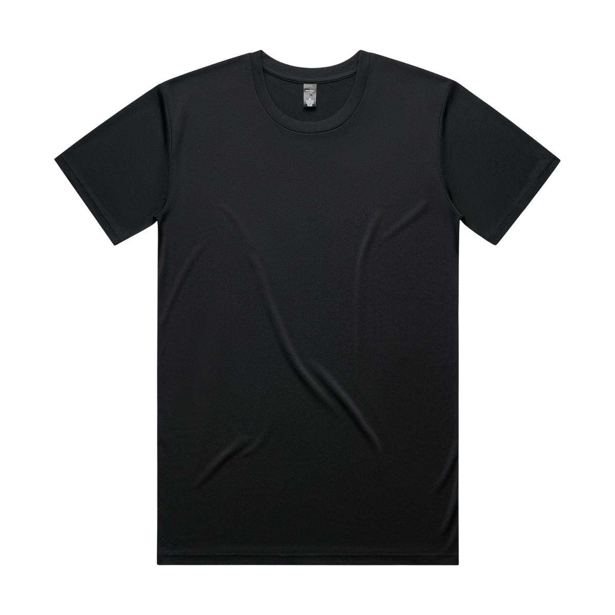 AS Colour Staple Active Tee in Black — custom branded by Motive
