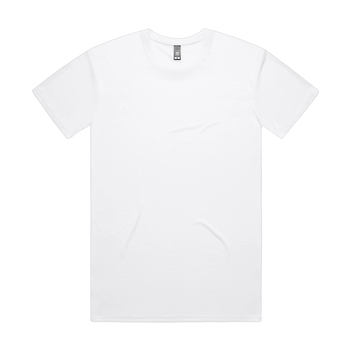 AS Colour Staple Active Tee in White — custom branded by Motive