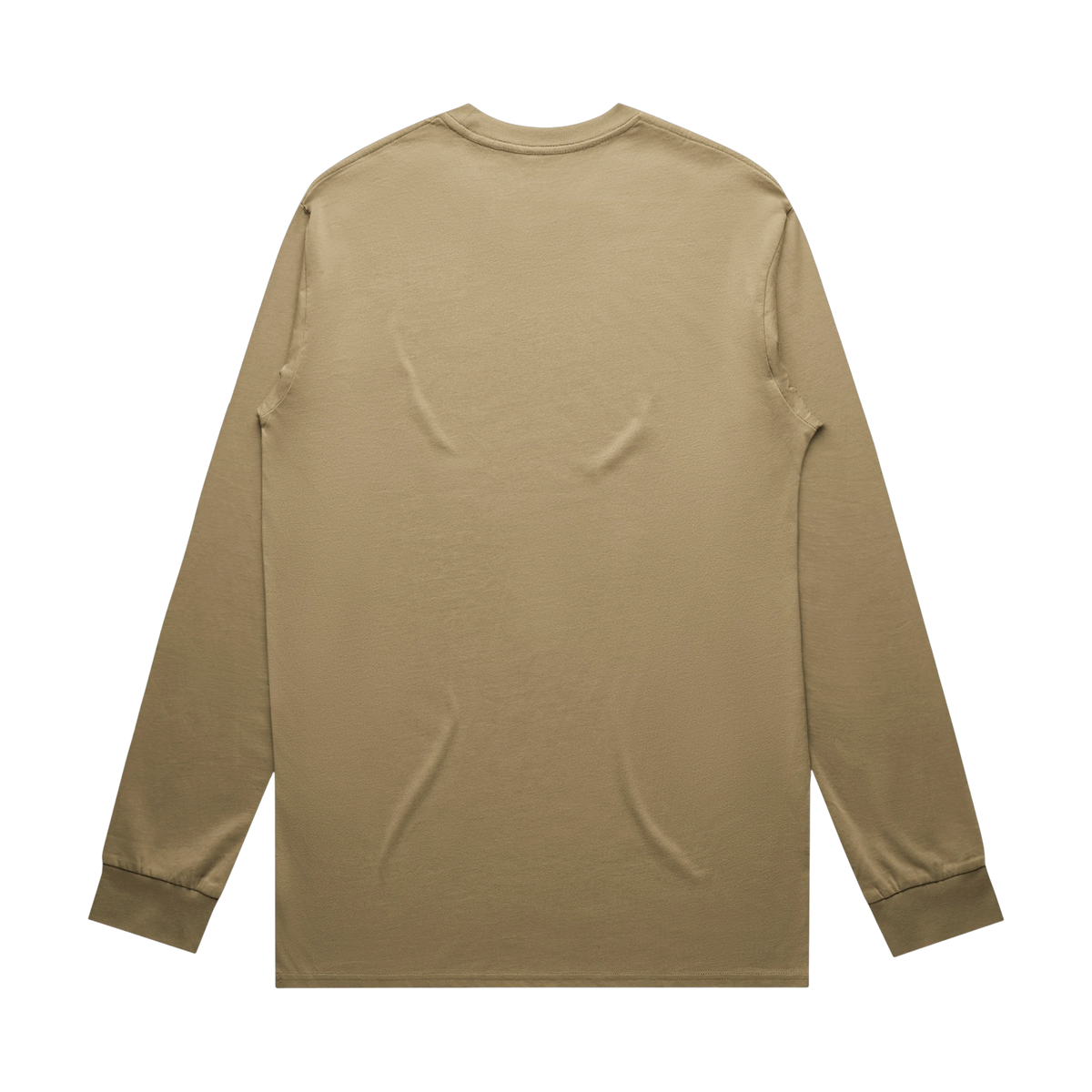 AS Colour Staple L/S Tee in Sand — custom branded by Motive
