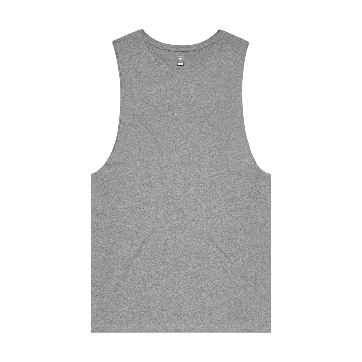 AS Colour Barnard Tank in Athletic Heather — custom branded by Motive