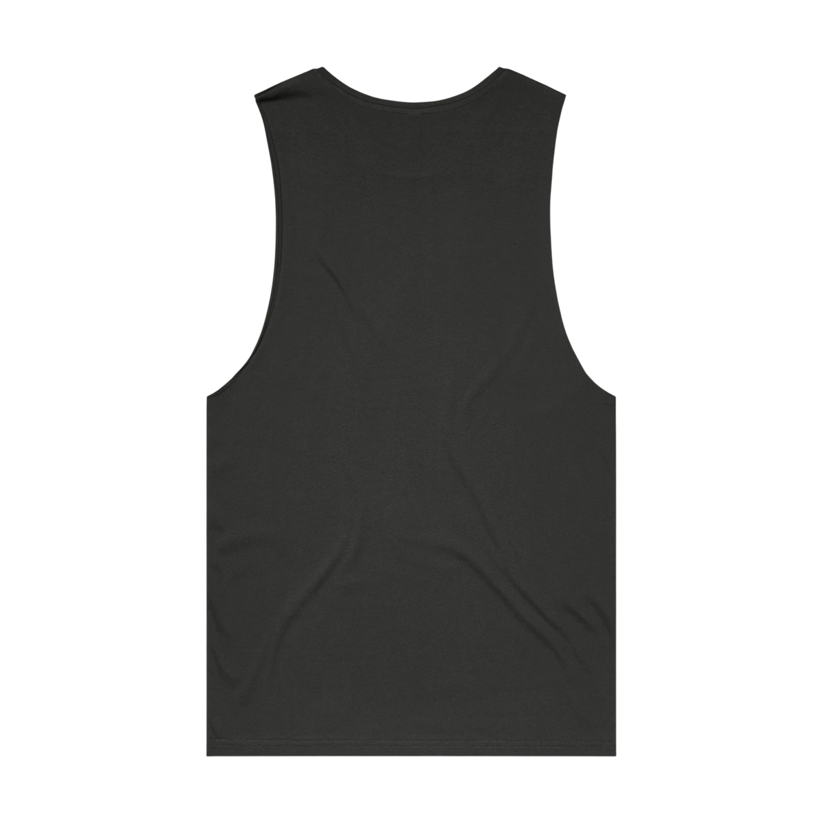 AS Colour Barnard Tank in Coal — custom branded by Motive