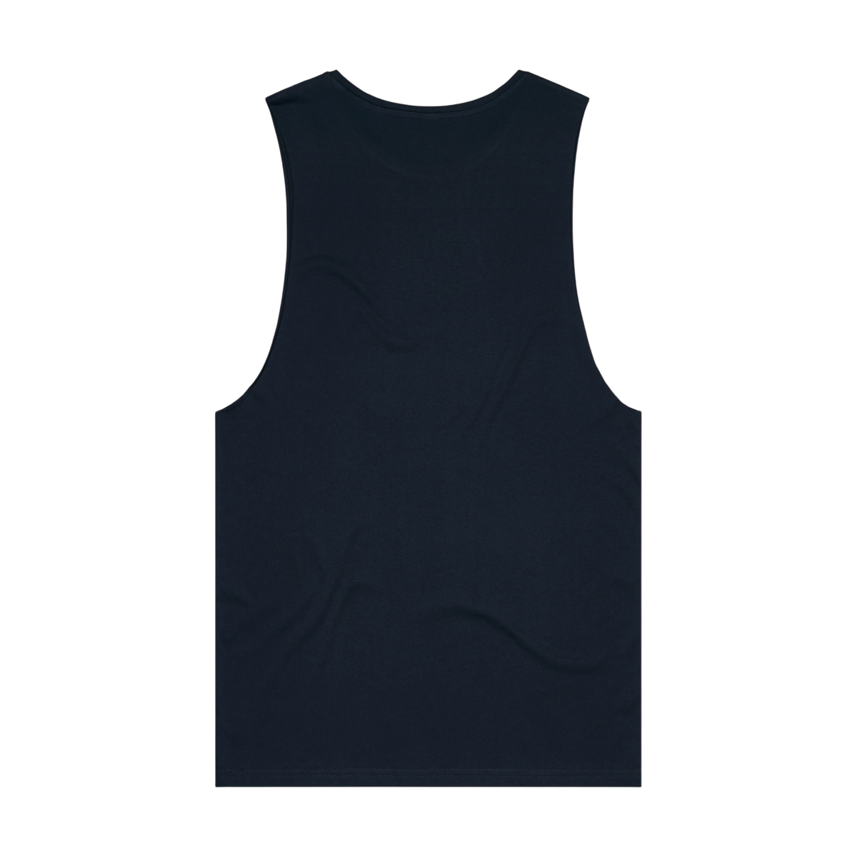 AS Colour Barnard Tank in Navy — custom branded by Motive