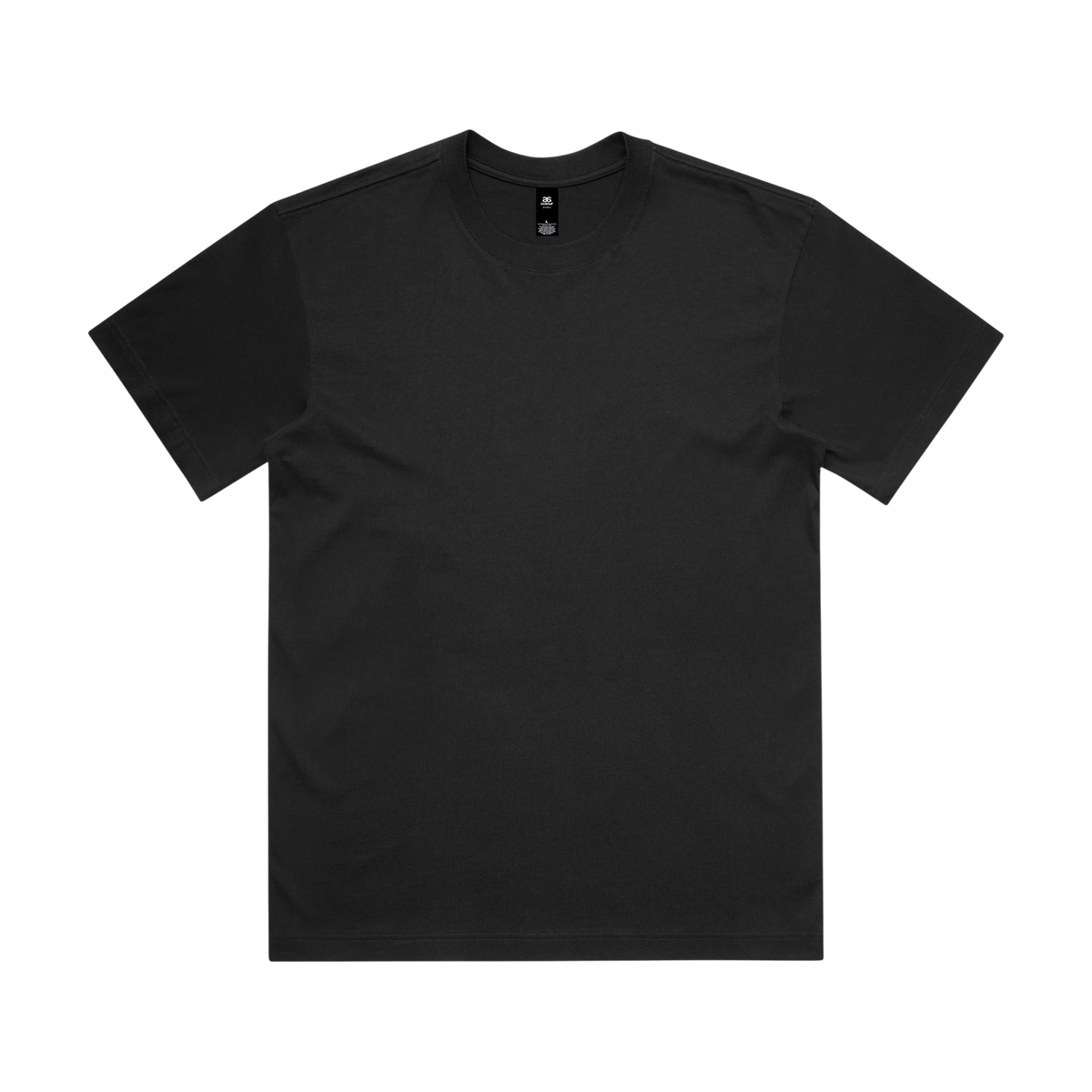 AS Colour Box Tee in Black — custom branded by Motive