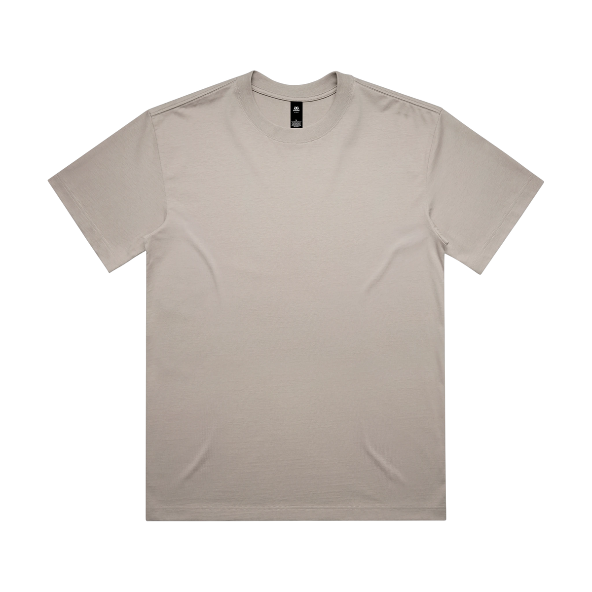 AS Colour Box Tee in Mushroom — custom branded by Motive