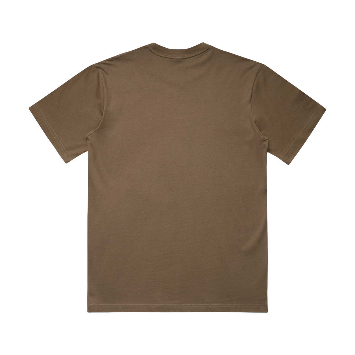 AS Colour Box Tee in Walnut — custom branded by Motive