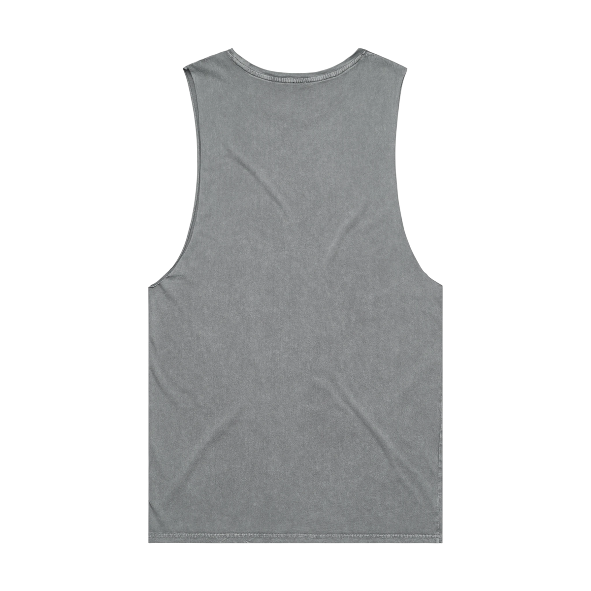 AS Colour Stone Wash Barnard Tank in Ash Stone — custom branded by Motive