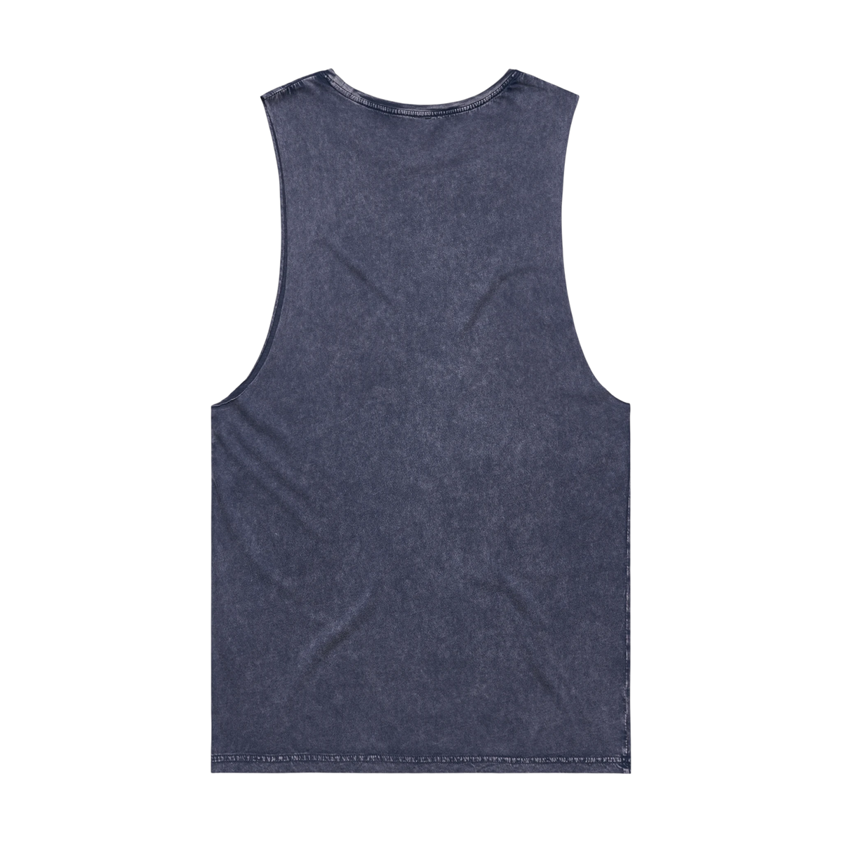 AS Colour Stone Wash Barnard Tank in Blue Stone — custom branded by Motive