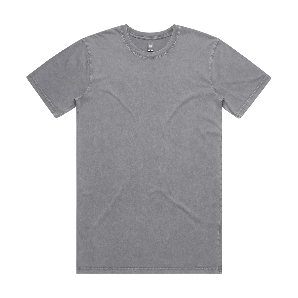 AS Colour Staple Stone Wash Tee in Ash Stone — custom branded by Motive