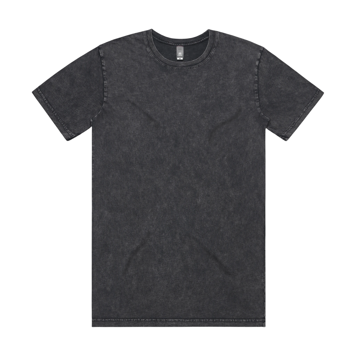 AS Colour Staple Stone Wash Tee in Black Stone — custom branded by Motive