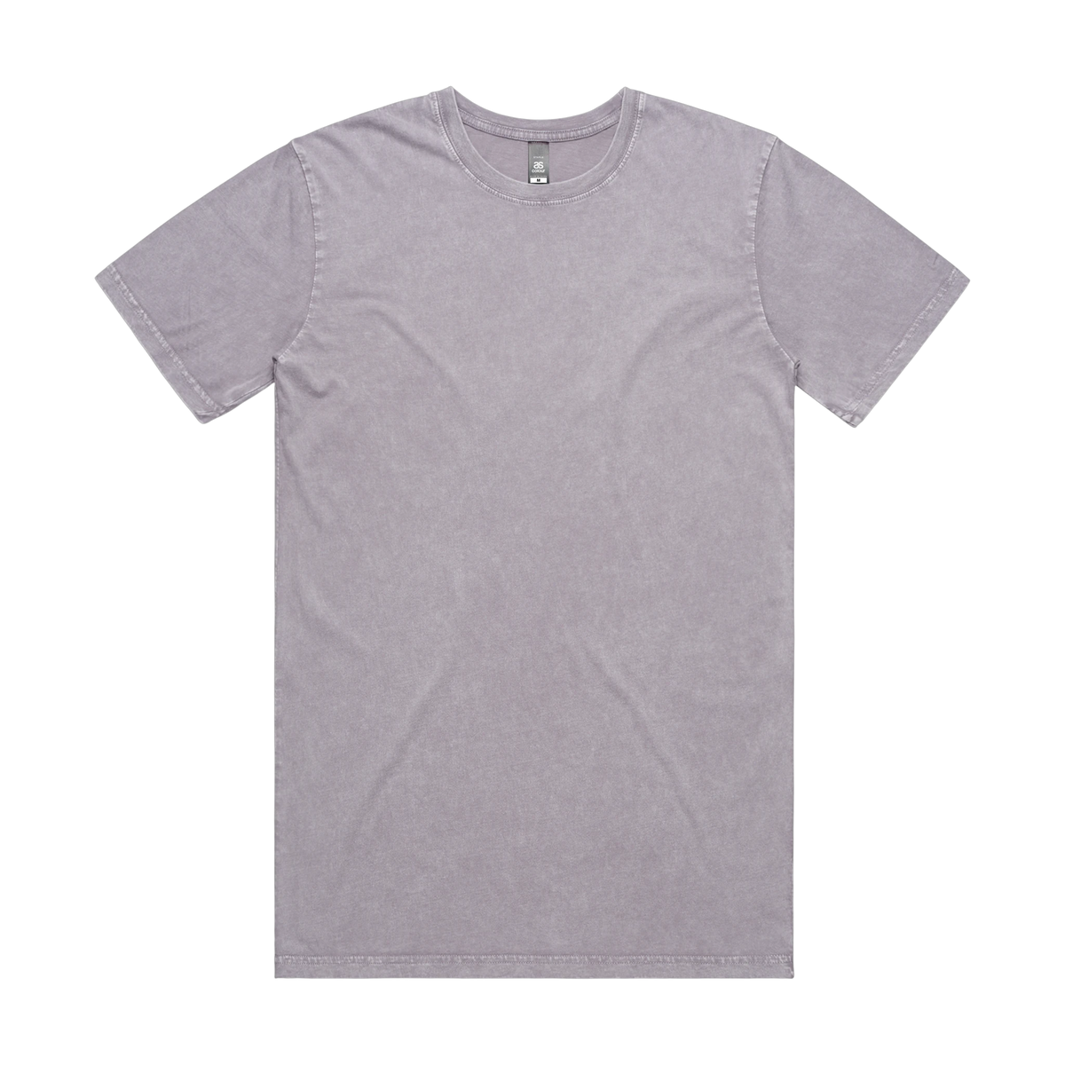 AS Colour Staple Stone Wash Tee in Orchid Stone — custom branded by Motive