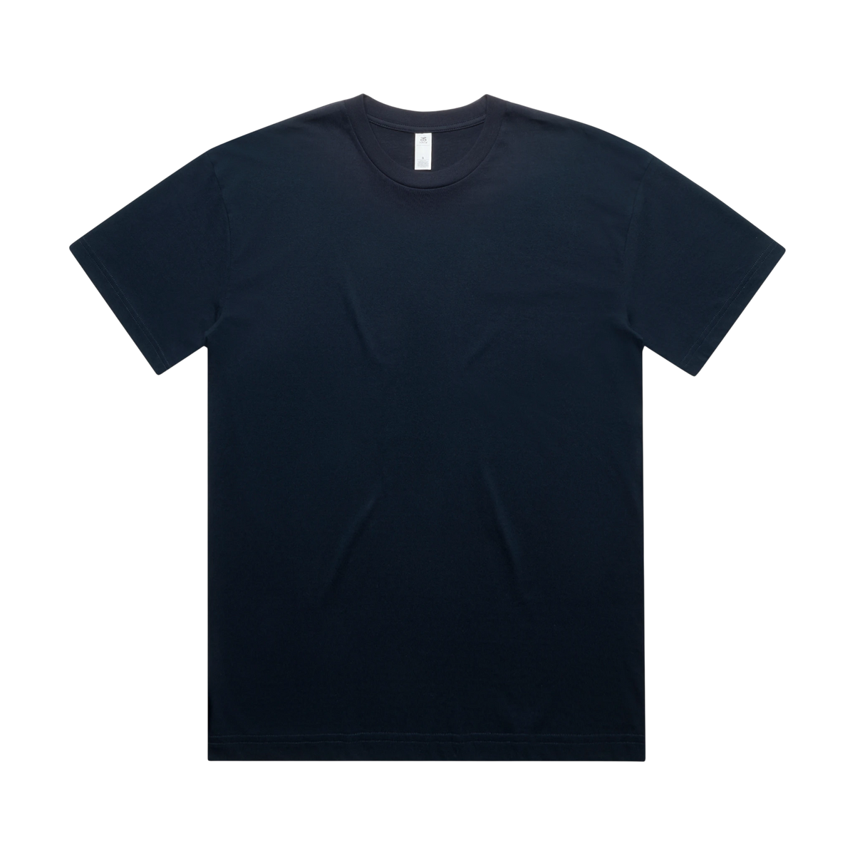 AS Colour Block Oversized Tee in Navy — custom branded by Motive