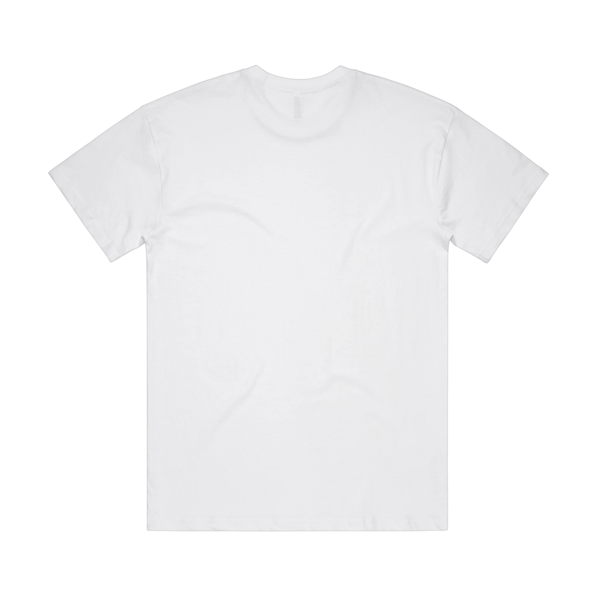 AS Colour Block Oversized Tee in White — custom branded by Motive