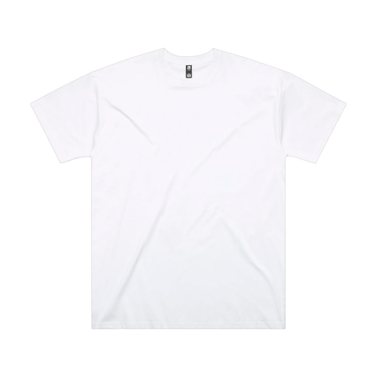 AS Colour Classic Oversized Tee in White — custom branded by Motive