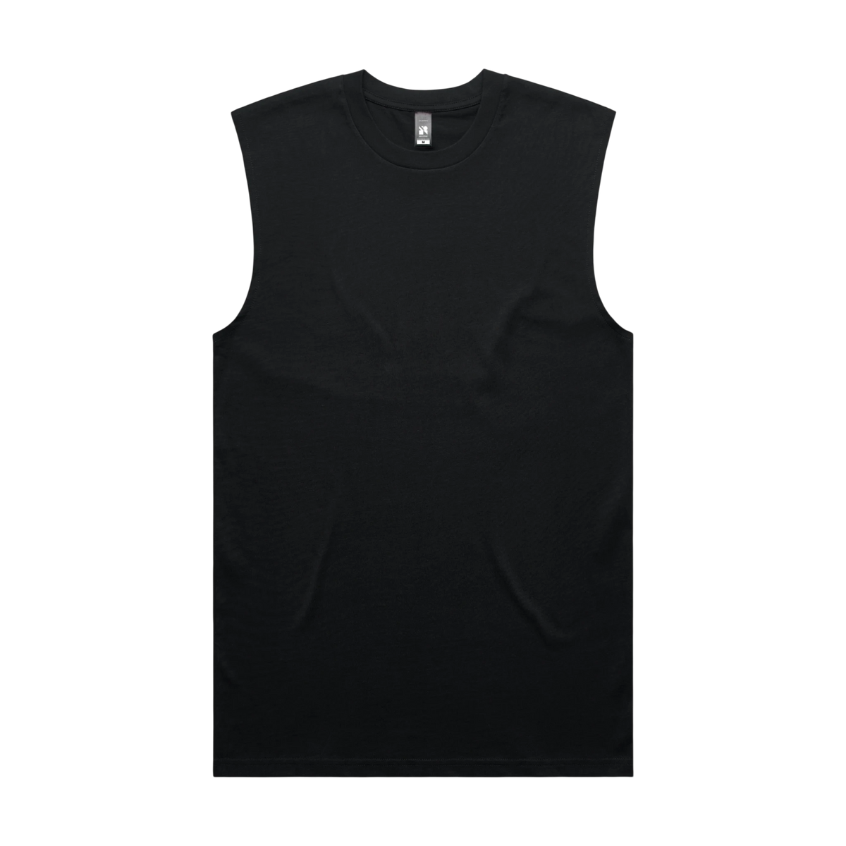 AS Colour Classic Tank in Black — custom branded by Motive