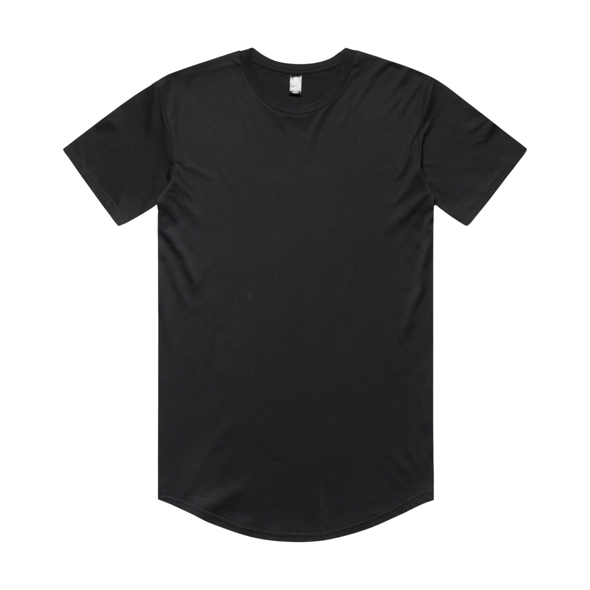 AS Colour Staple Curve Tee in Black — custom branded by Motive