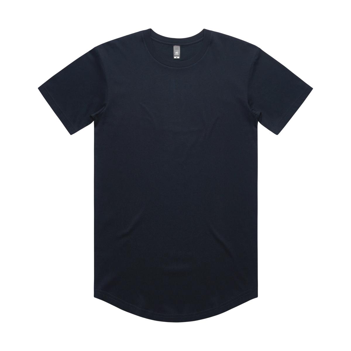 AS Colour Staple Curve Tee in Navy — custom branded by Motive