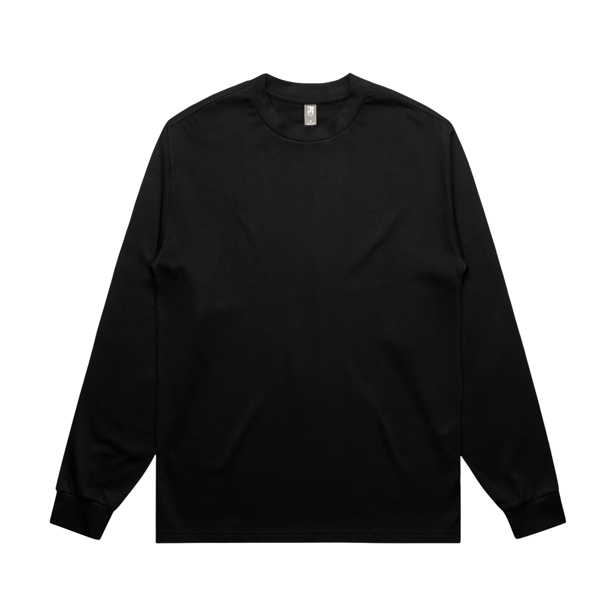 AS Colour Heavy L/S Tee in Black — custom branded by Motive