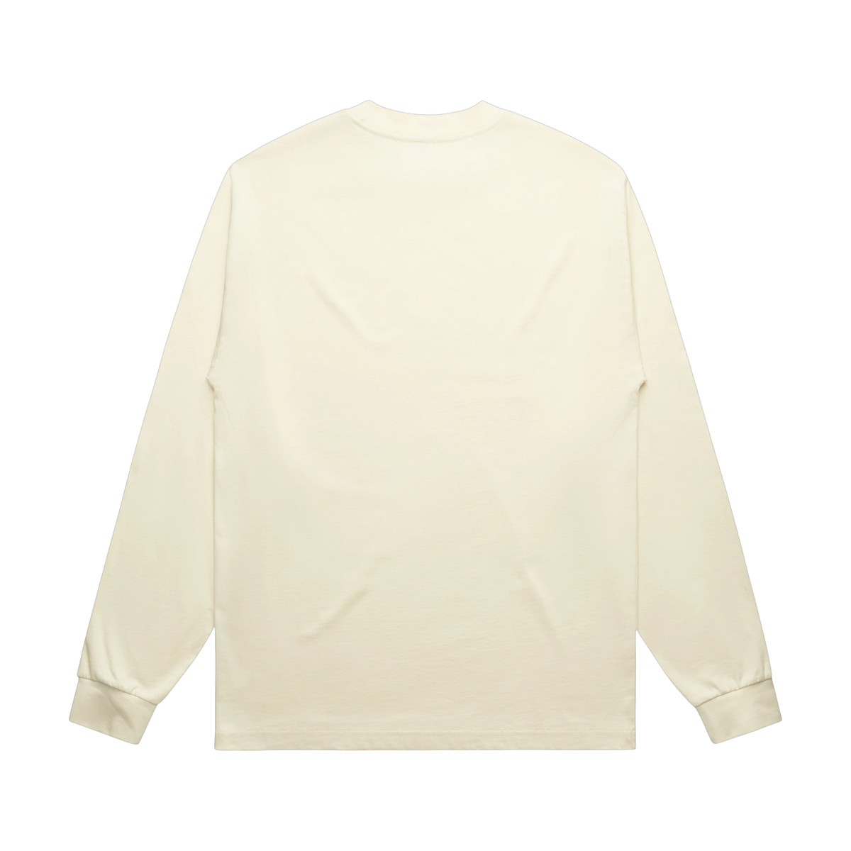 AS Colour Heavy L/S Tee in Butter — custom branded by Motive