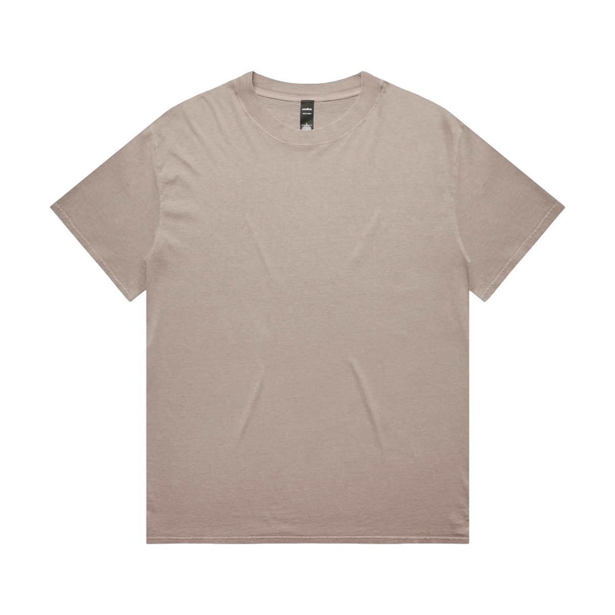 AS Colour Heavy Faded Tee in Faded Mushroom — custom branded by Motive