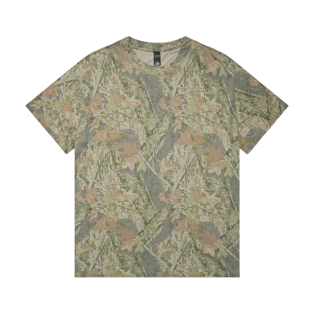 AS Colour Heavy Faded Camo Tee in Tree Camo — custom branded by Motive