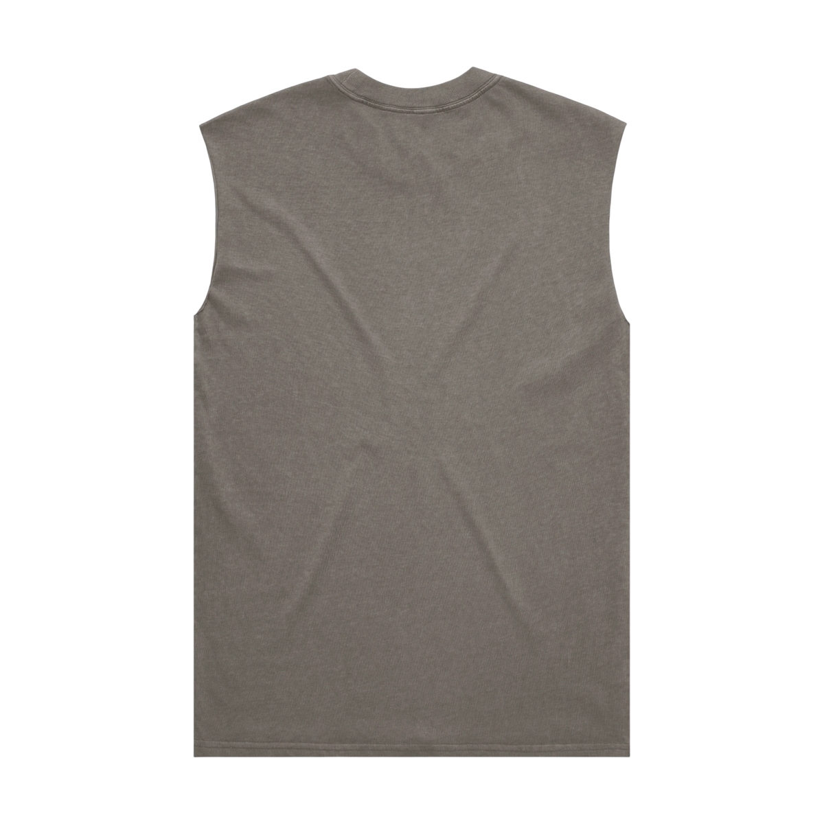 AS Colour Heavy Faded Tank in Faded Grey — custom branded by Motive