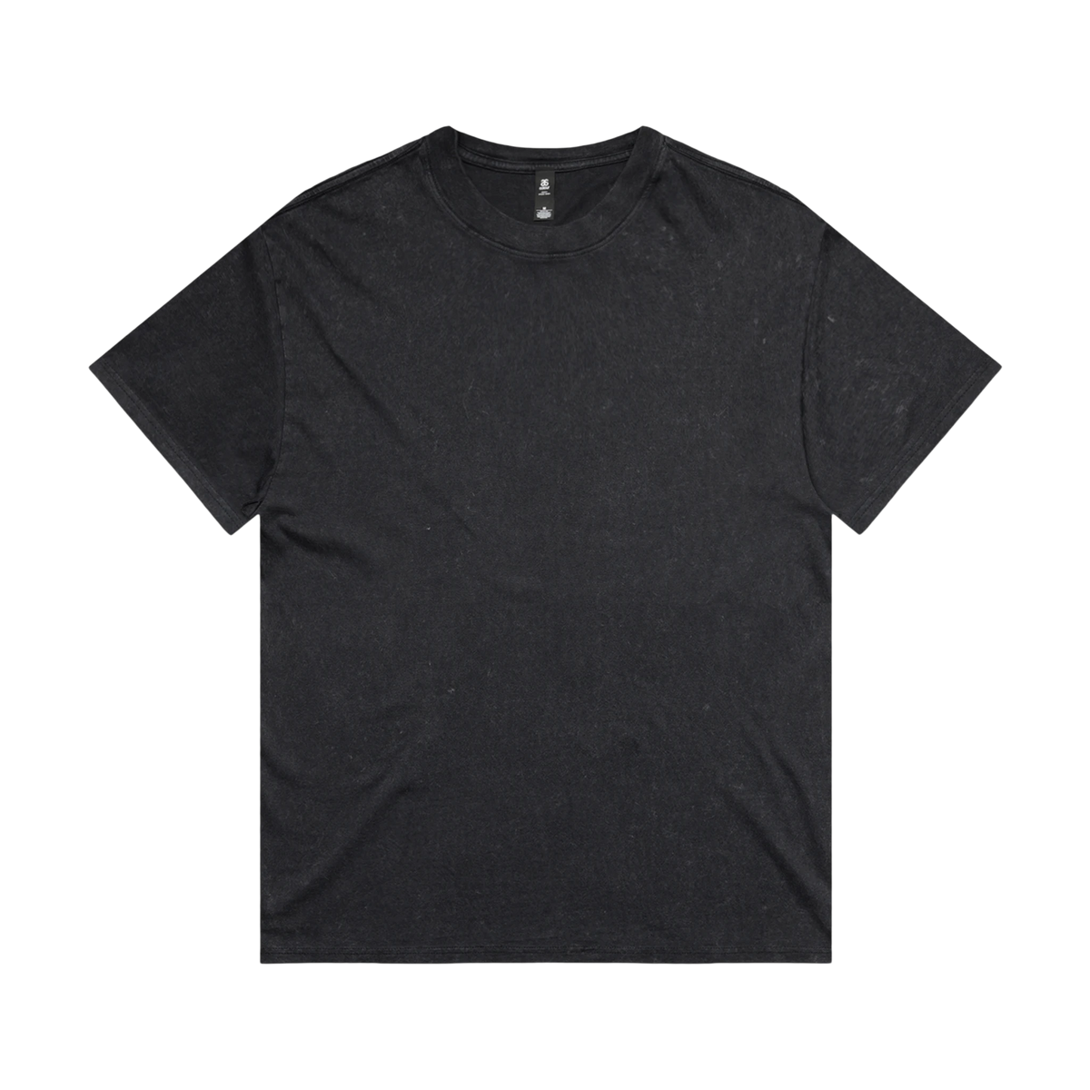 AS Colour Stone Wash Heavy Tee in Black Stone — custom branded by Motive