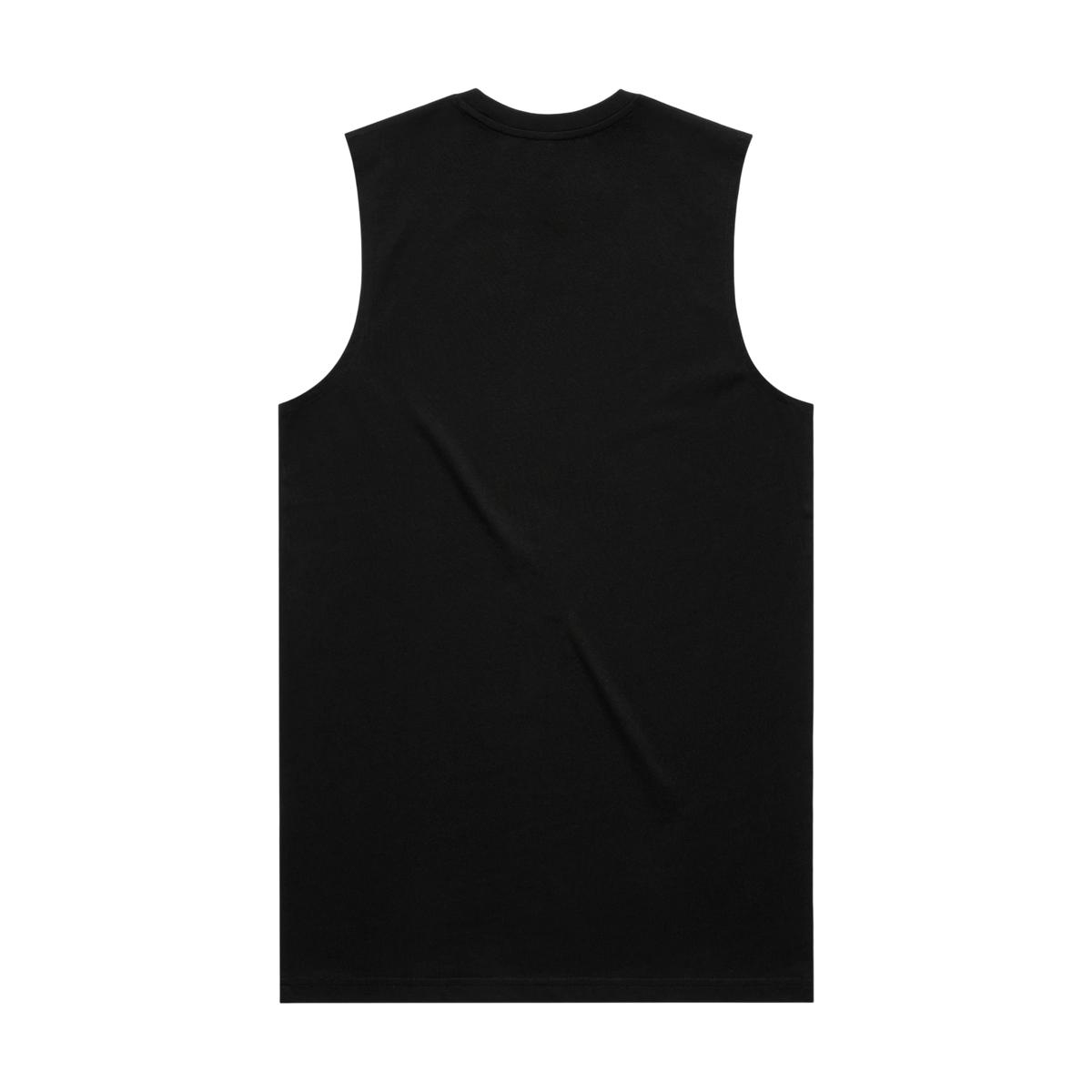AS Colour Staple Tank in Black — custom branded by Motive