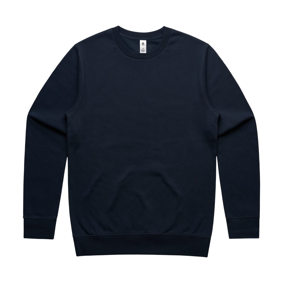 AS Colour Stencil Crew in Navy — custom branded by Motive