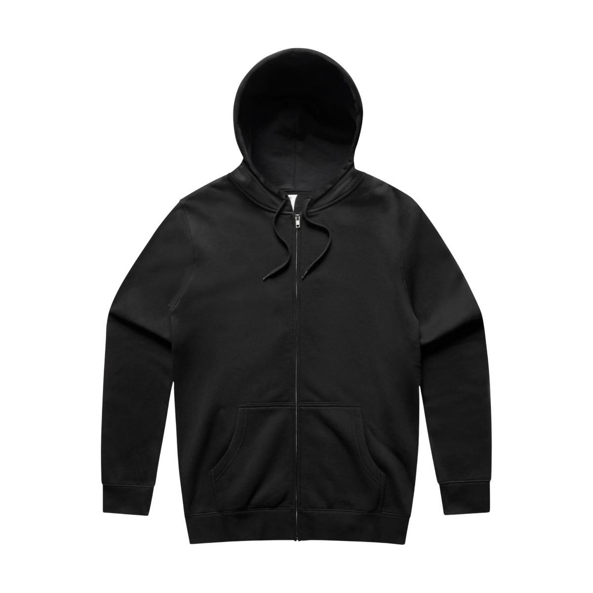AS Colour Stencil Zip Hoodie in Black — custom branded by Motive
