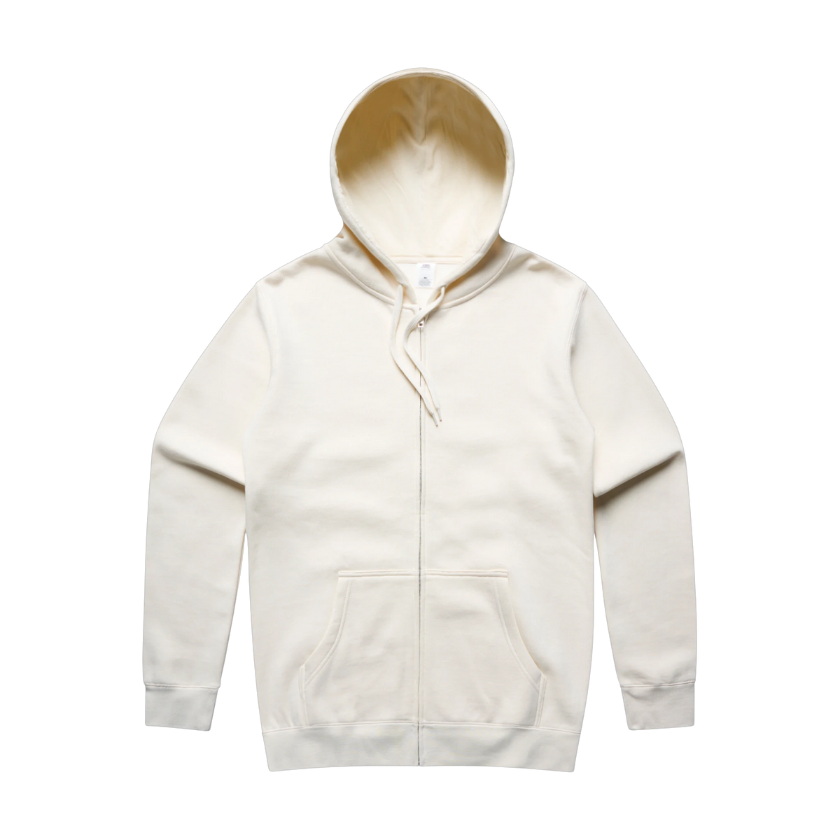 AS Colour Stencil Zip Hoodie in Ecru — custom branded by Motive