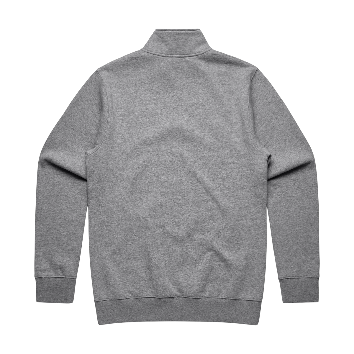 AS Colour Stencil Half-Zip Crew in Athletic Heather — custom branded by Motive