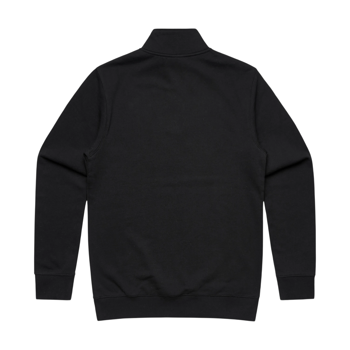 AS Colour Stencil Half-Zip Crew in Black — custom branded by Motive