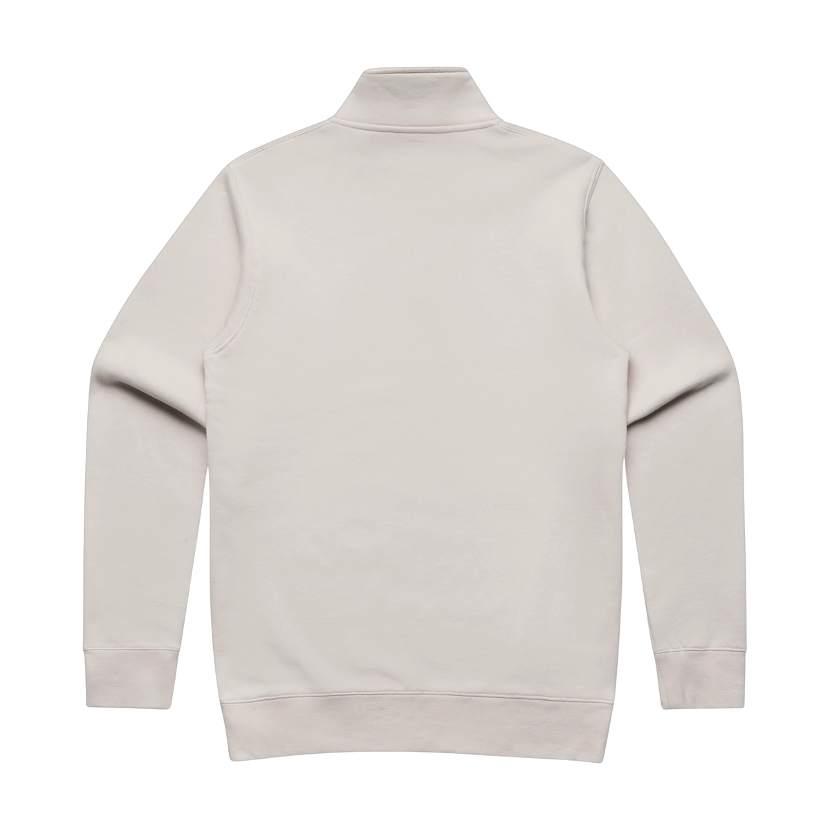 AS Colour Stencil Half-Zip Crew in Bone