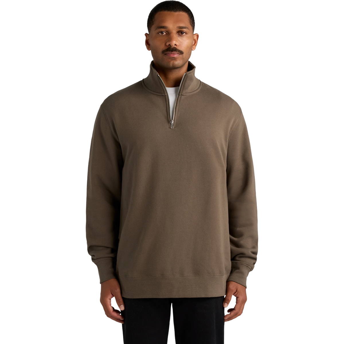 AS Colour Stencil Half-Zip Crew
