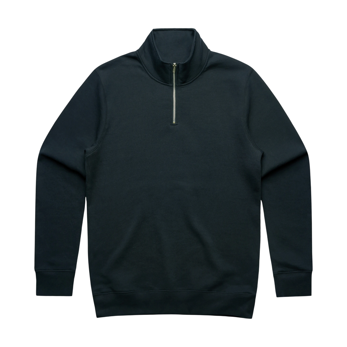 AS Colour Stencil Half-Zip Crew in Navy — custom branded by Motive