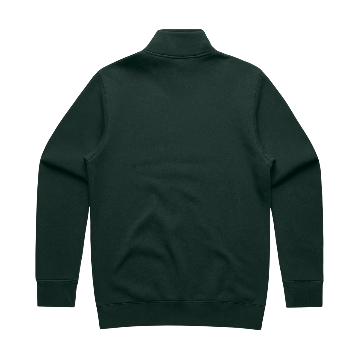 AS Colour Stencil Half-Zip Crew in Pine Green — custom branded by Motive