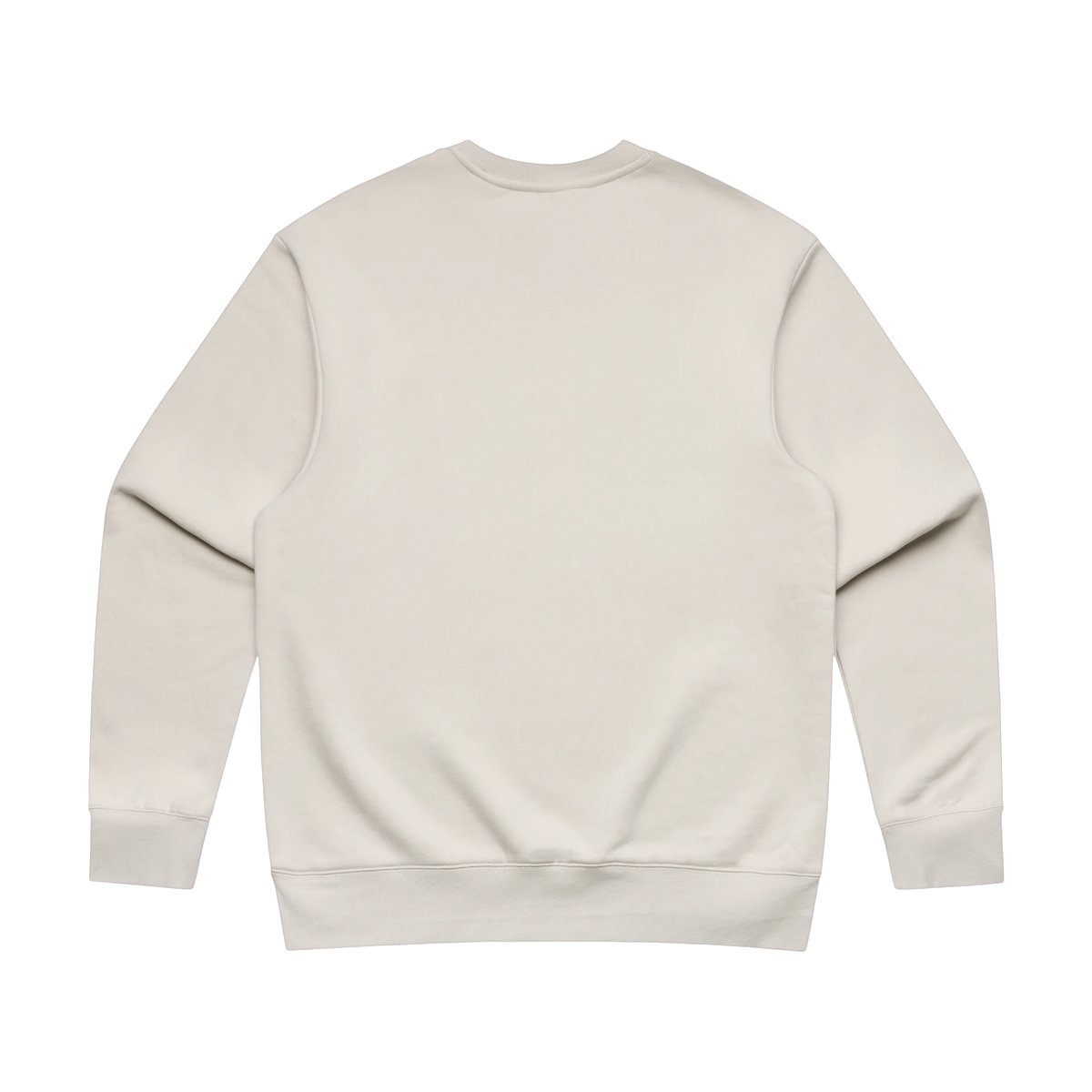 AS Colour Heavy Crew in Bone — custom branded by Motive