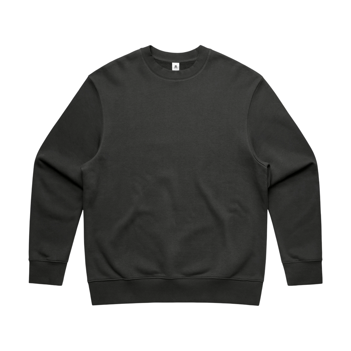 AS Colour Heavy Crew in Coal — custom branded by Motive