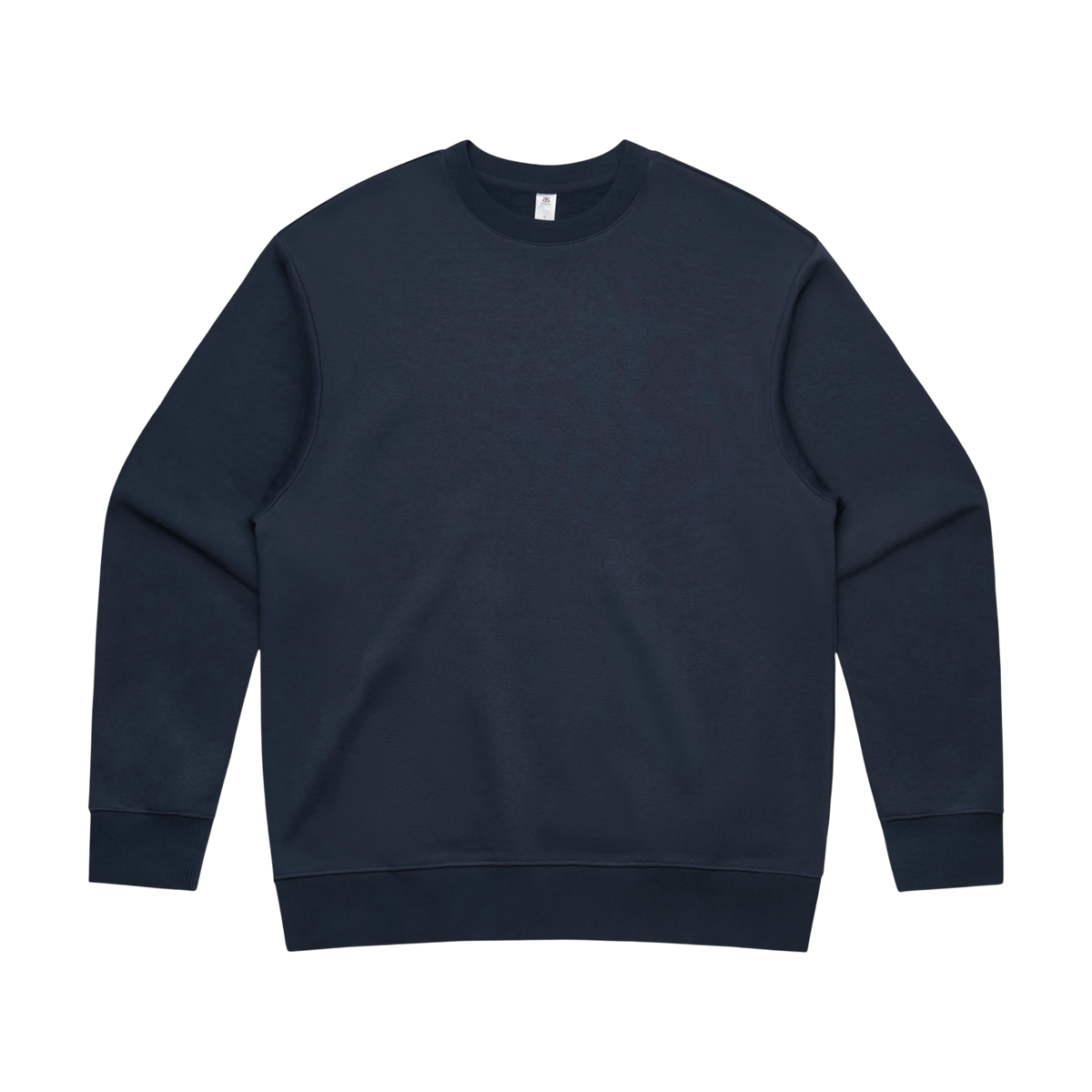 AS Colour Heavy Crew in Midnight Blue — custom branded by Motive
