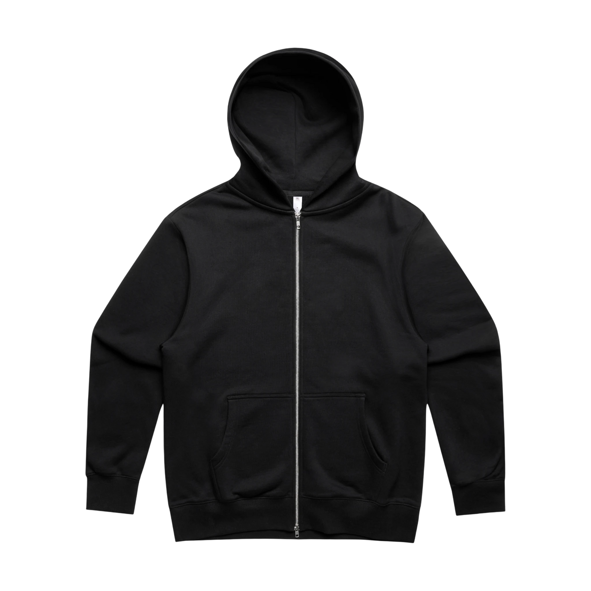 AS Colour Heavy Zip Hood in Black