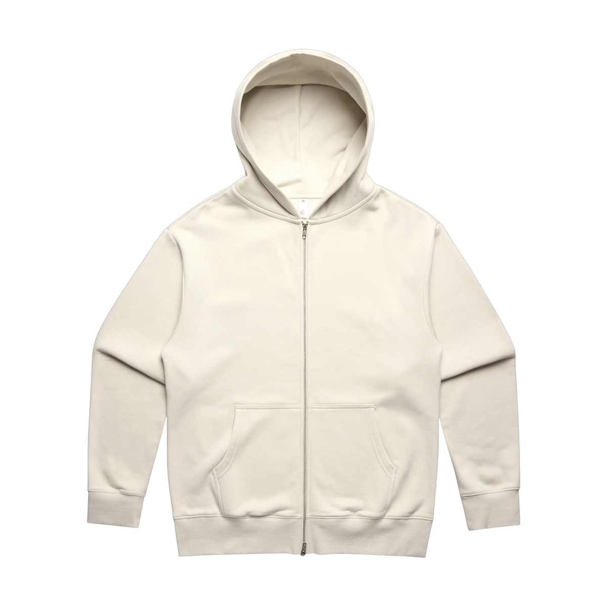 AS Colour Heavy Zip Hood in Ecru