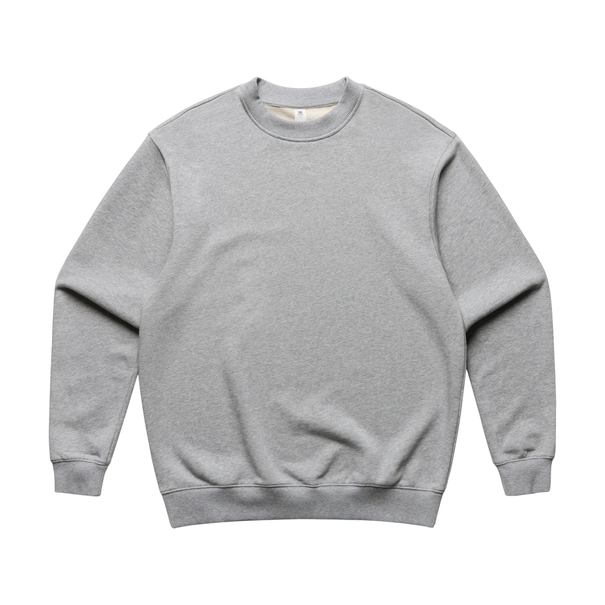 AS Colour Made Crew in Athletic Heather — custom branded by Motive