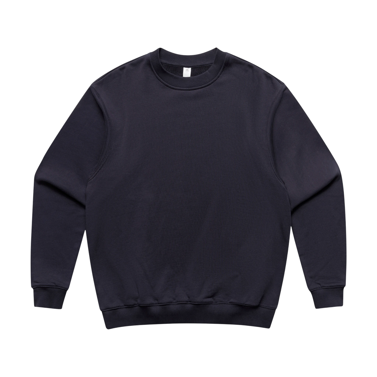 AS Colour Made Crew in Ink Blue — custom branded by Motive