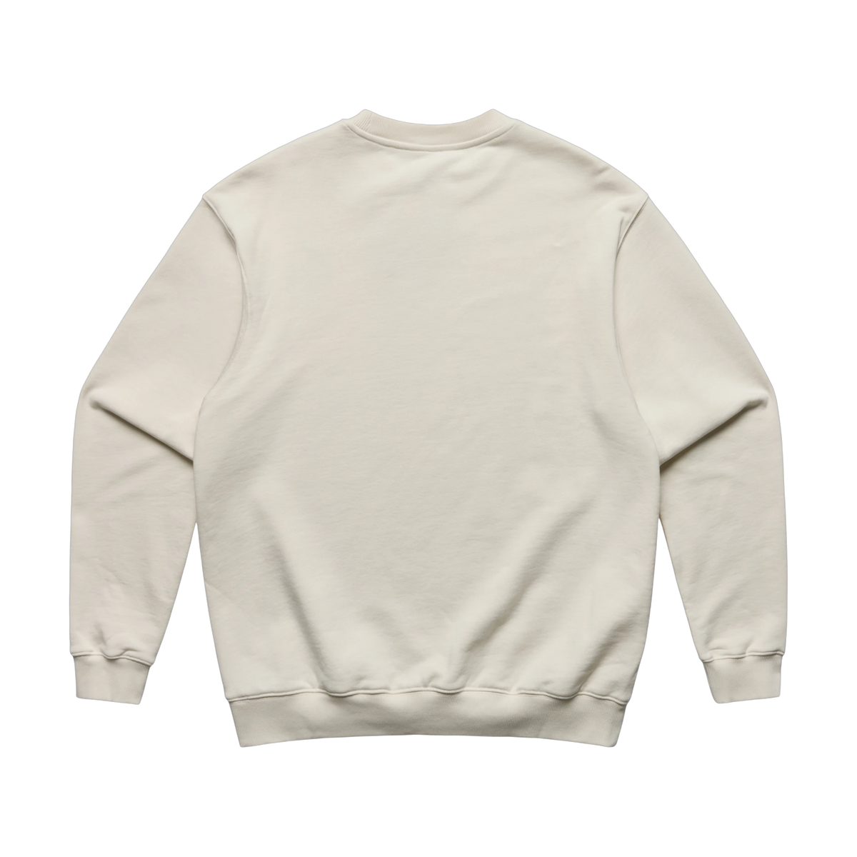 AS Colour Made Crew in Natural — custom branded by Motive