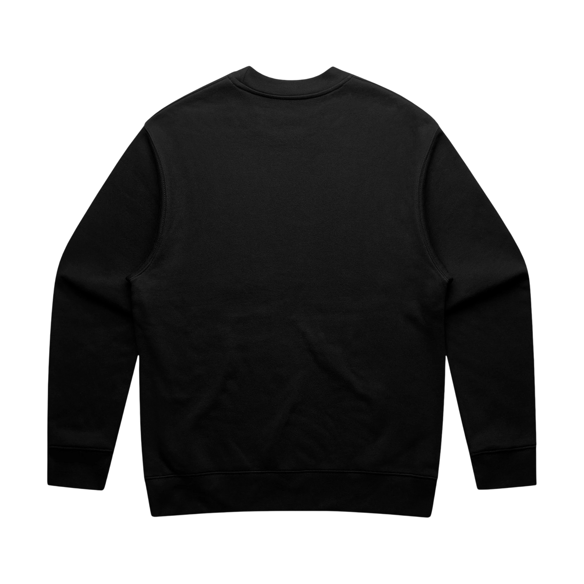 AS Colour Relax Crew in Black — custom branded by Motive