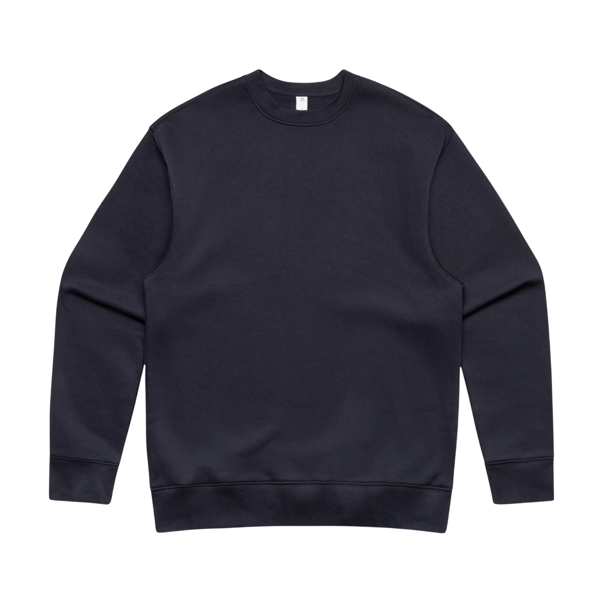 AS Colour Relax Crew in Ink Blue — custom branded by Motive